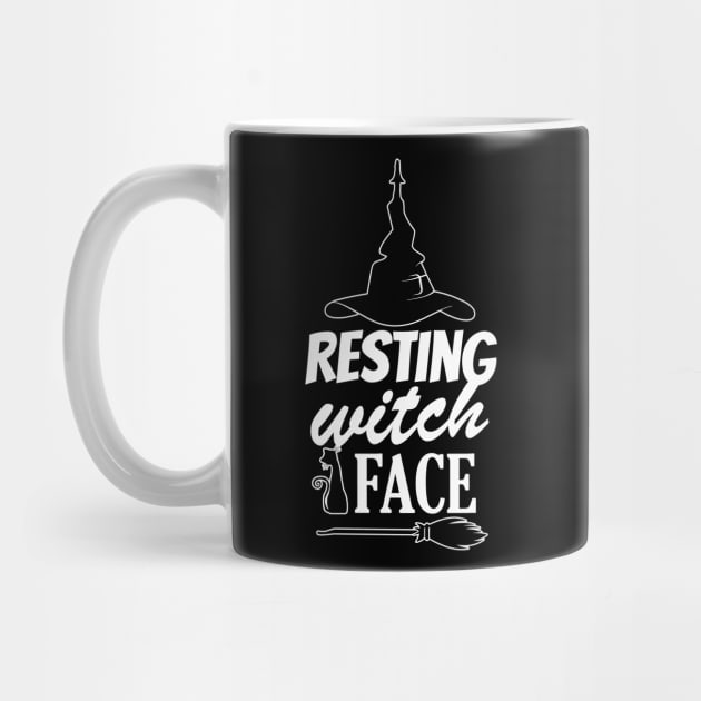 Resting Witch Face- Funny halloween Witch Design by IceTees